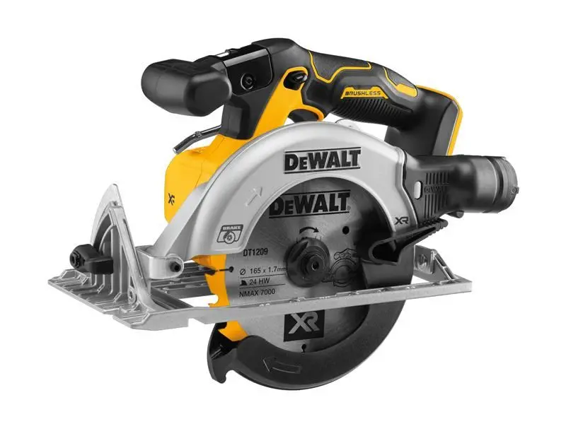 DeWALT מסור עגול DCS565N XR ללא מברשות 18V - יחידה בלבד