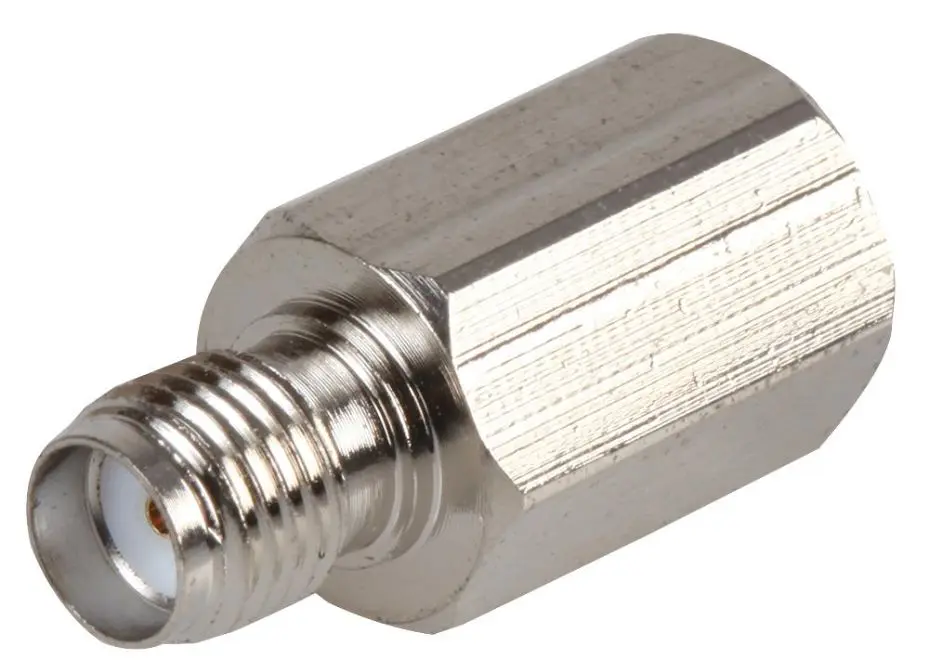 Adaptateur FME vers SMA 50 Ohm RF Solutions avec contacts dorés