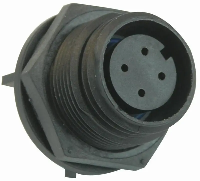 BULGIN 4 Pole PCB Socket, IP68 Rated