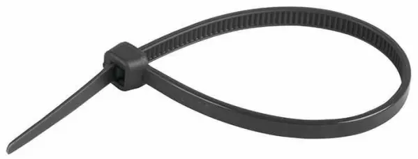CONCORDIA Weatherproof Nylon Cable Ties, 300mm x 4.8mm, Black, Pack of 100