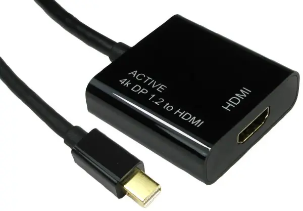 PRO SIGNAL מתאם מיני DisplayPort ל-HDMI, גרסה 1.2, 4K UHD