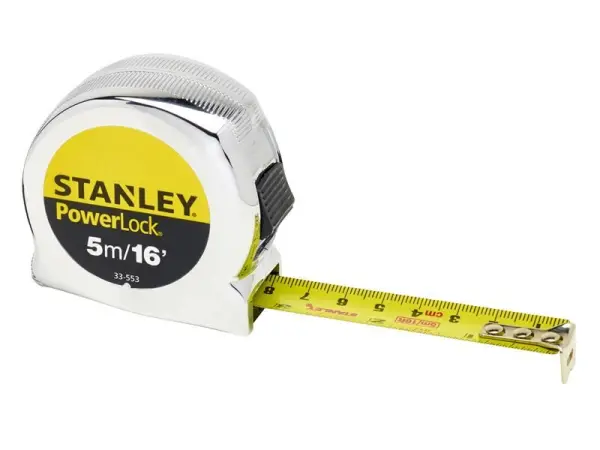 STANLEY PowerLock Classic Tomhsaire Póca 5m/16ft, 19mm