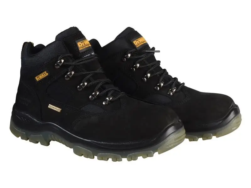 DEWALT Challenger 3 Bottes de Randonnée Imperméables Sympatex - Noir Taille UK 