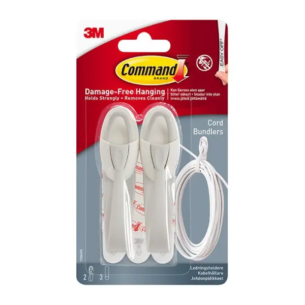 Command Cord Bundlers, 2-Pack