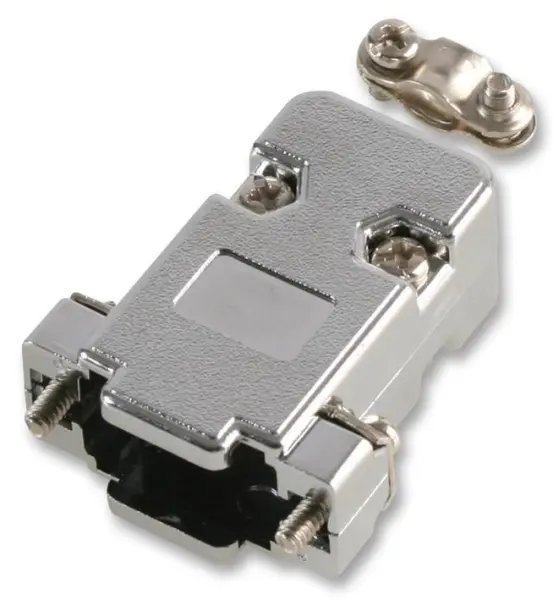 PRO POWER Conector D-Sub de 9 vías con carcasa metalizada