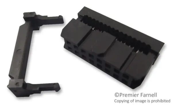 Würth Elektronik 16 Way 2.54mm IDC Socket with Strain Relief