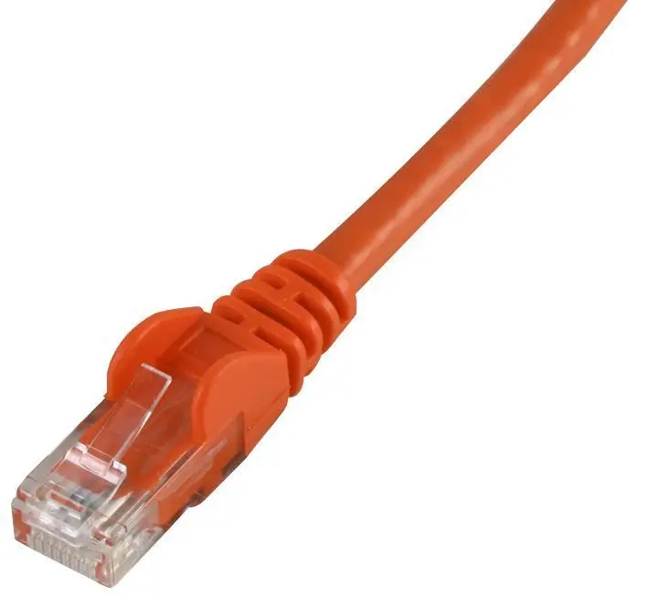 PRO SIGNAL 1m Orange Cat6 Snagless UTP Ethernet Cable