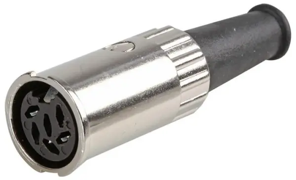 PREHKEYTEC Conector DIN 5 Pines 240°, Montaje en Cable