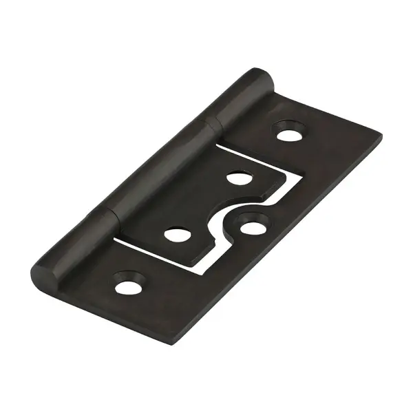 Timco Plain Bearing Flush Hinges, Brass, 75 x 50mm (2-Pack)