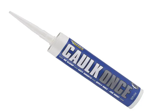 Everbuild Sika Caulk Once White Ακρυλικό Σιλικόνη Sealant 380ml