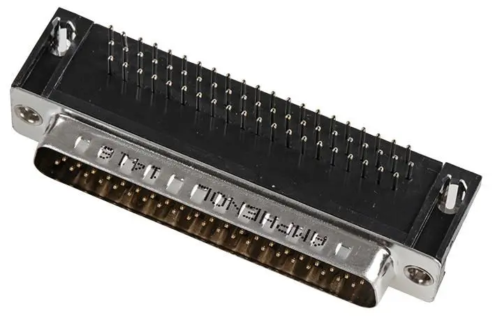 Amphenol Connettore D-Sub a 62 Pin ad Alta Densità ad Angolo Retto per PCB