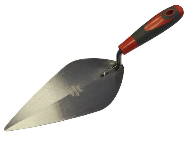 Faithfull London Pattern Brick Trowel with Soft Grip, 250mm