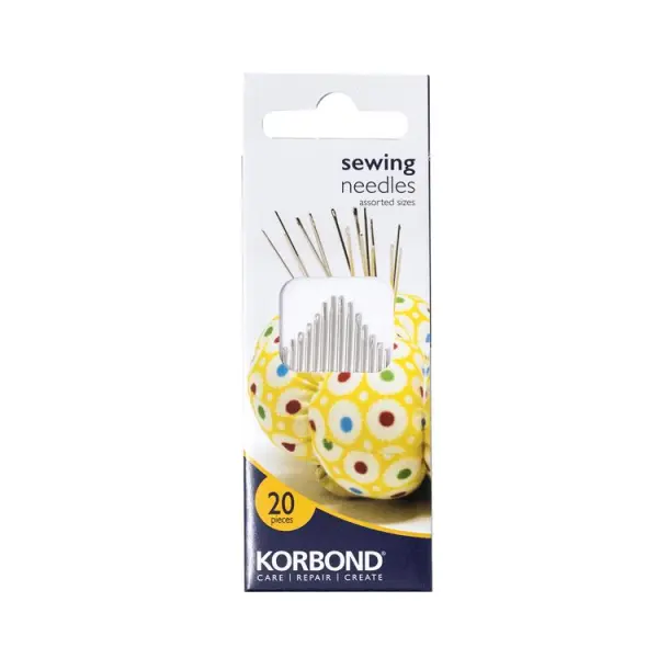 Korbond Assorted Sewing Needles 20 Pack