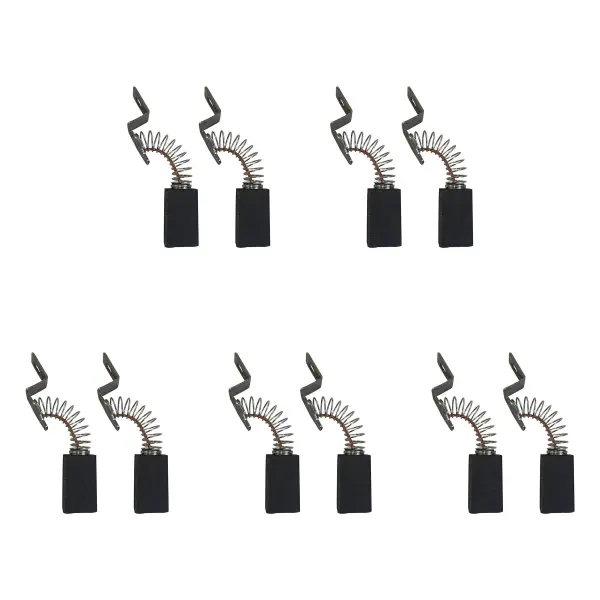 Rupes GM6 Grinder Carbon Brushes - 5 Sets (10 Pieces) 7x12x22mm