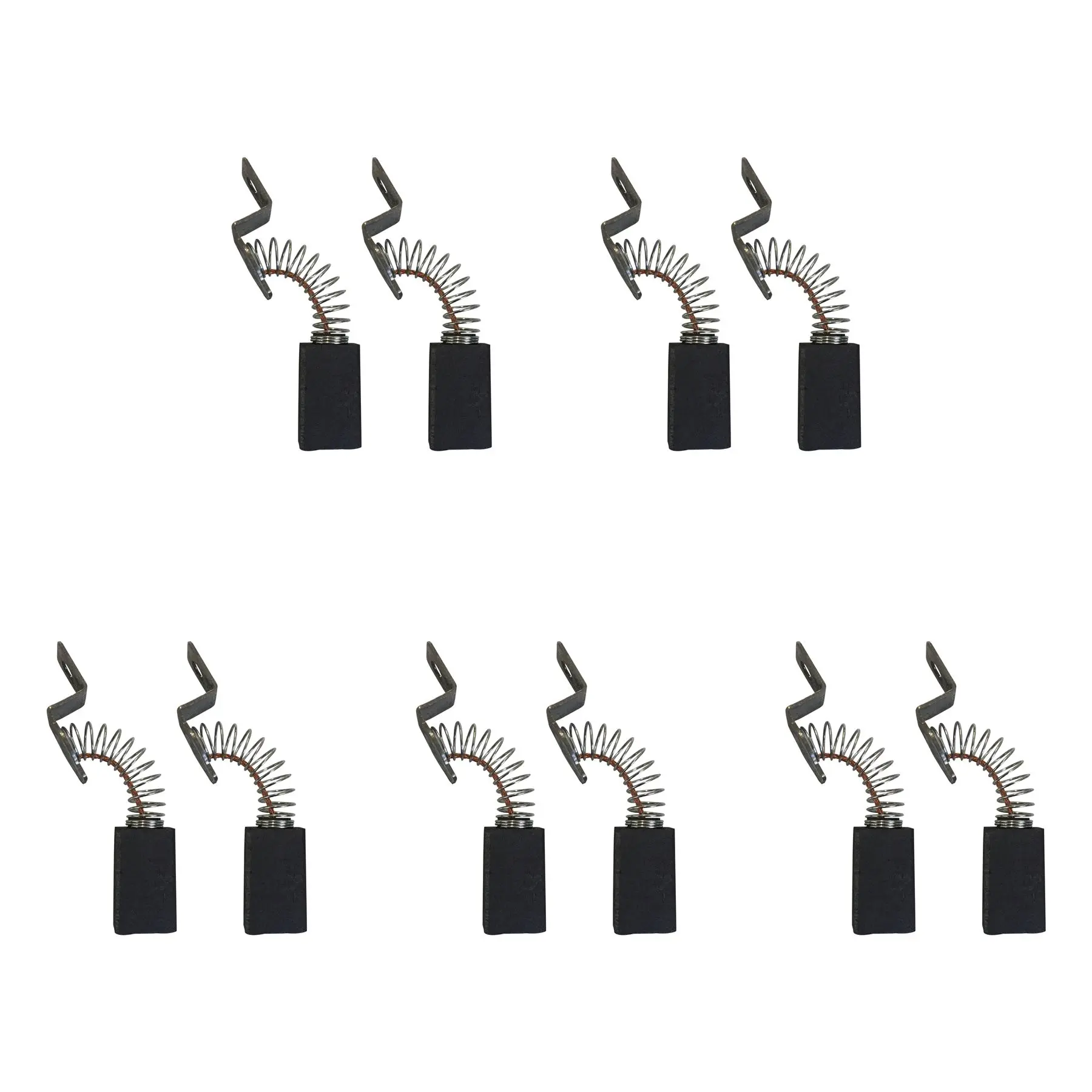 Rupes GM6 Grinder Carbon Brushes - 5 Sets (10 Pieces) 7x12x22mm