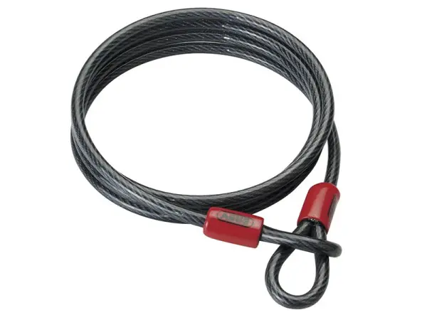Cable ABUS Cobra en bucle, 8mm x 2000mm, acero de alta resistencia