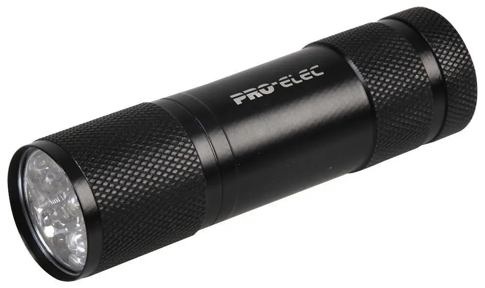 PRO ELEC 9 LED Aluminium Torch, 35lm
