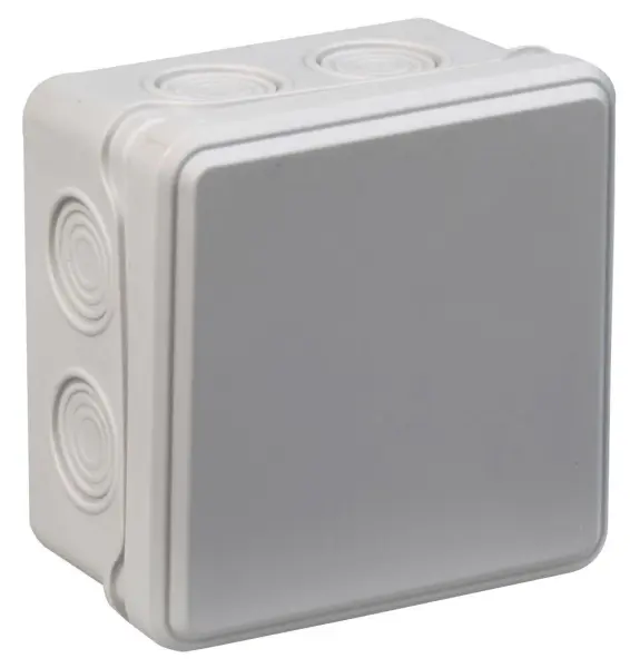 PRO ELEC IP55 Junction Box, Grey, 85x85mm