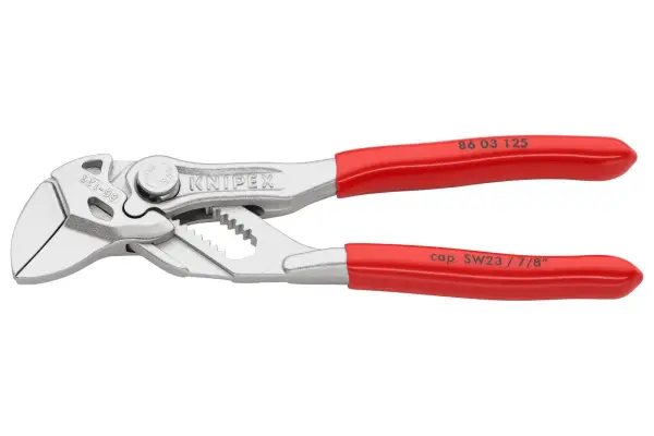 KNIPEX 125mm Chrome Mini Adjustable Pliers Wrench