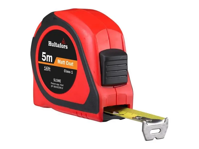 Fita Métrica de Aço Curta Hultafors SL5ME 5m Amarela