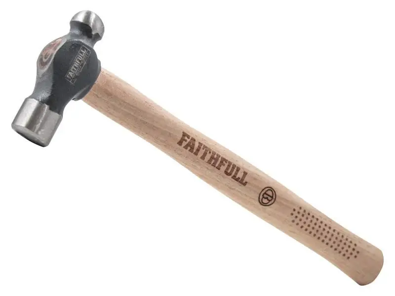 Faithfull Martello da Battitura Boccia 227g (1/2lb) con Manico in Hickory FSC