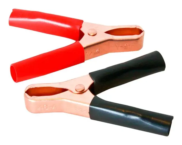 Mueller Electric Alligator Test Lead Kit Red & Black Clips 50A