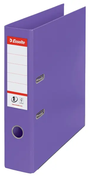 ESSELTE No.1 A4 Lever Arch File, 500 Sheet Capacity - Violet