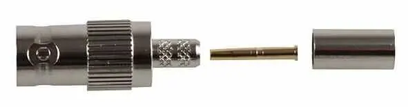 PRO SIGNAL - 50 ohm BNC 壓接插座 - RG58 同軸電纜