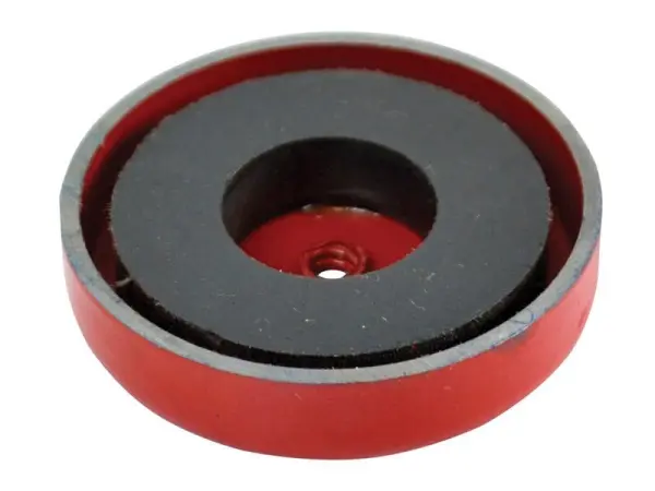 Faithfull Shallow Pot Magnet, 44.5mm x 6.35mm, 9kg Pull Power