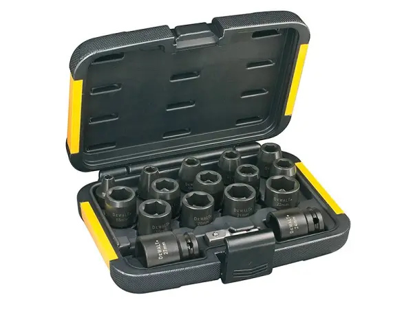 Set Soket Impak DEWALT DT7506, 17 Keping, 1/2in