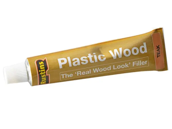 Rustins Plastic Wood Tube, Teakhout, 20g