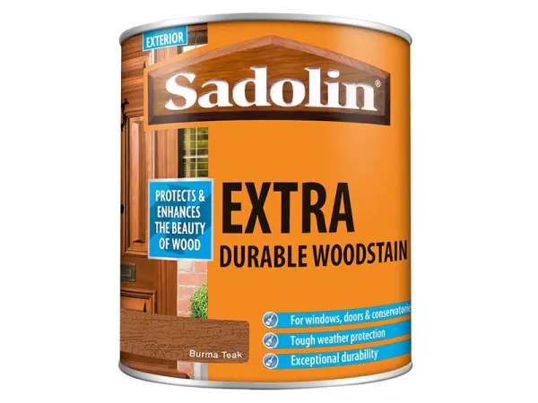 Sadolin Extra Ανθεκτικό Βερνίκι Ξύλου, Burma Teak, 1 Λίτρο