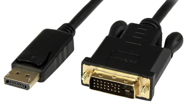 STARTECH - DisplayPort to DVI-D Active Adaptor Lead, Black - 1.8m
