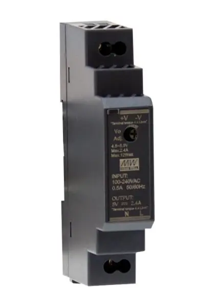 MEAN WELL 12V 1.25A 15W DINレール対応電源