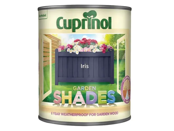 Cuprinol Garden Shades Iris 1L - Peinture pour bois et maçonnerie