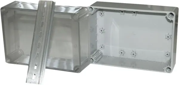 HYLEC IP66 ABS Enclosure with Transparent Lid, 175x125x100mm