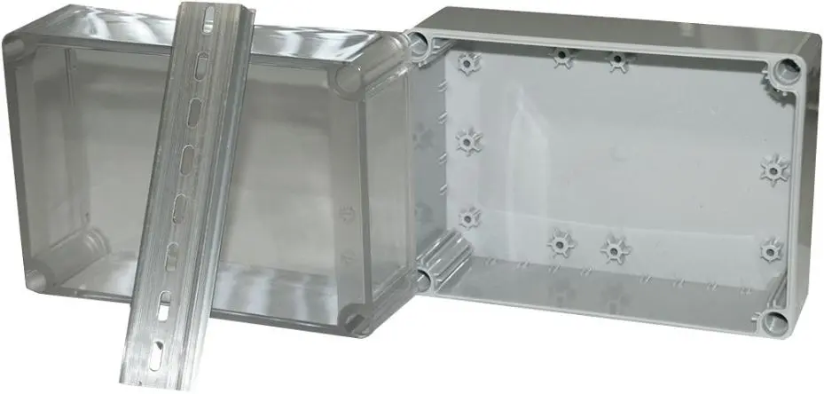 HYLEC IP66 ABS Enclosure with Transparent Lid, 175x125x100mm
