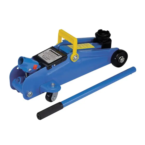 Silverline 2 Tonne Hydraulic Trolley Jack, All-Steel