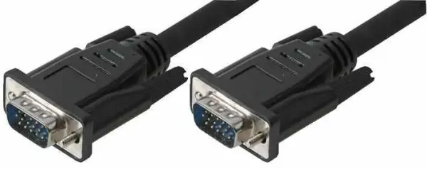 CONNEKT GEAR SVGA Male to Male Monitor Cable, 15 Pin, 5m, Black