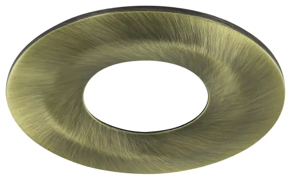Integral LED Low-Profile Bezel for Fire Rated Downlight - Brass