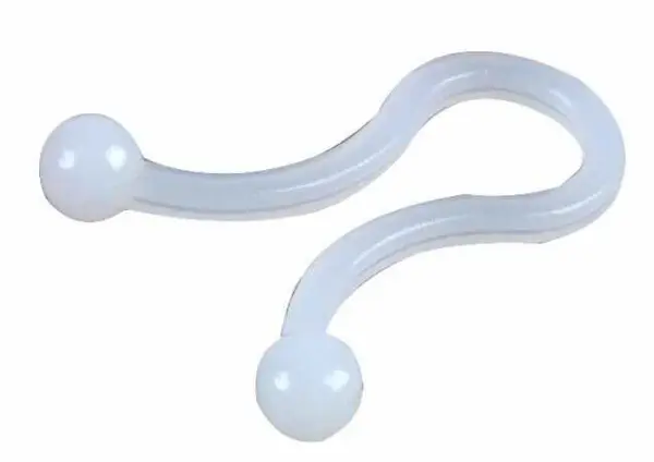 PRO POWER Attaches-câbles Twist Lock, Blanc, 22.7mm, Lot de 100