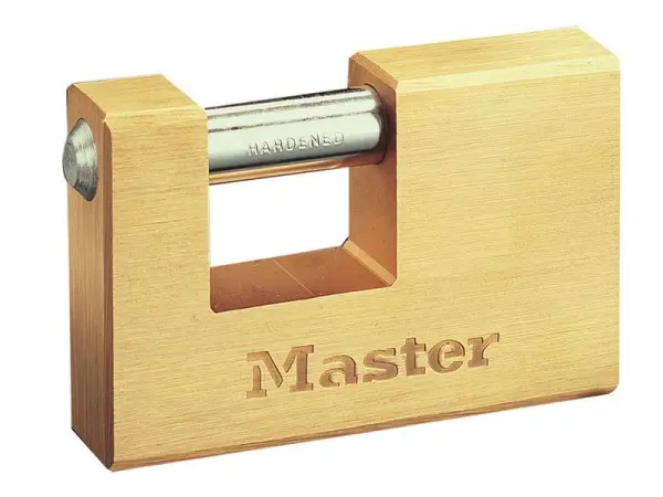 Master Lock 76毫米 矩形全銅鎖體 百葉鎖