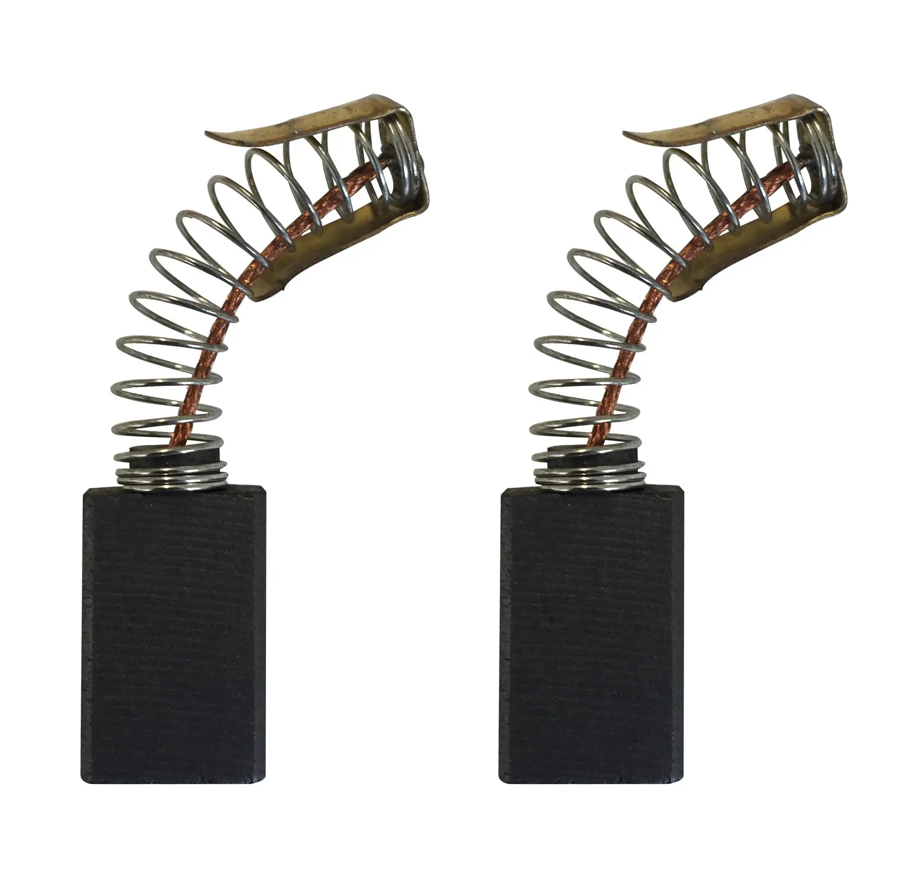 Black & Decker 1270 Spazzole in Carbone per Smerigliatrice, Confezione da 2 (6.