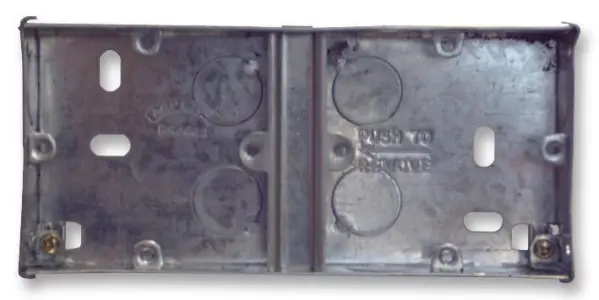 Appleby Duální ocelová podružná skříňka, 2-dílná, hloubka 25mm