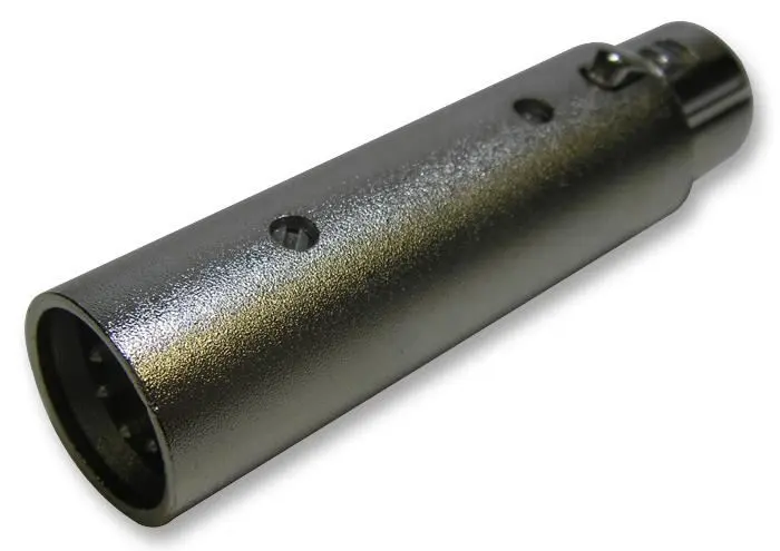 Pro Signal - Tiontaire XLR DMX, Sóca 3-Biorán go Ploc 5-Biorán