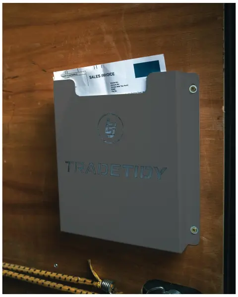 TRADETIDY Document Storage Holder - Grey