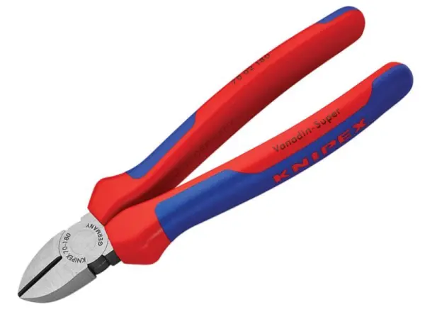 Knipex 70 02 180 Διαγώνιες Τσιμπίδες με Πολυτελές Λαβή, 180mm