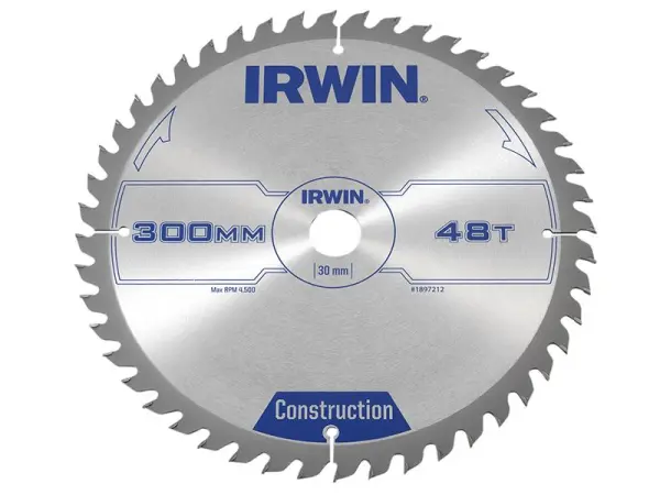 IRWIN® 通用枱鋸及斜切鋸片 300 x 30mm x 48T ATB