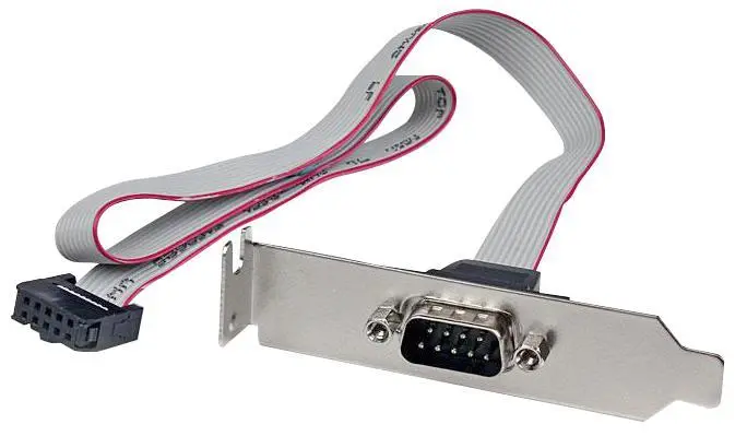 Startech 9-Pin Serial Male Bracket to 10-Pin Motherboard Header