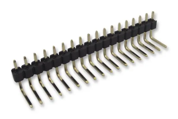 MULTICOMP PRO Right Angle Header, 1 Row, 18 Way, 2.54mm Pitch